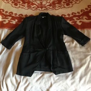 Sleek Black Renditions New York Blazer
